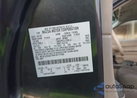 2008 Mazda Tribute I Sport z USA, uszkodzony, nr VIN 4F2CZ02Z78KM17789